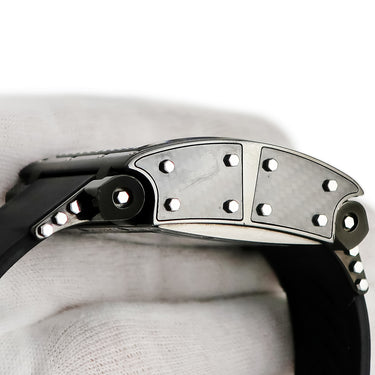 腕時計 ジェイコブ JACOB エピック I クロノグラフ JC-V2Q2B 自動巻き メンズ カーボン ブラックPVD加工SS デイト スクエア 限定