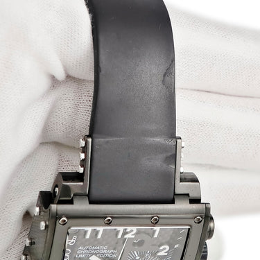 腕時計 ジェイコブ JACOB エピック I クロノグラフ JC-V2Q2B 自動巻き メンズ カーボン ブラックPVD加工SS デイト スクエア 限定