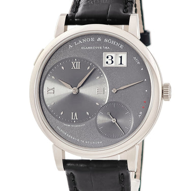 腕時計 ランゲ&ゾーネ LANGE&SOHNE グランド ランゲ1 137.038 LSLS1373AG 手巻き メンズ K18WG無垢 グレー アウトサイズデイト