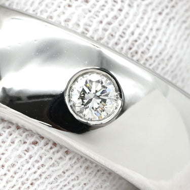 ニーシング NIESSING プラチナシルバー Pt950 ダイヤモンド リング 指輪 プラチナム Pt950 1P 1石 1粒 ダイヤ ウェディング ブライダル マリッジリング 甲丸 幅広 20.5号