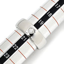 ニーシング NIESSING プラチナシルバー Pt950 ダイヤモンド リング 指輪 プラチナム Pt950 1P 1石 1粒 ダイヤ ウェディング ブライダル マリッジリング 甲丸 幅広 20.5号