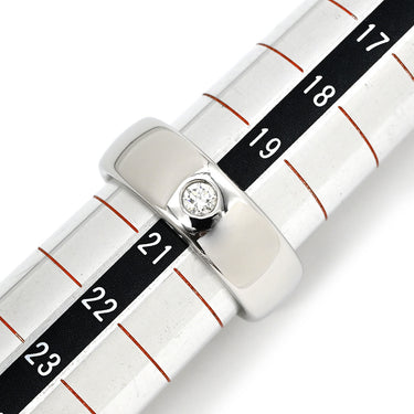 ニーシング NIESSING プラチナシルバー Pt950 ダイヤモンド リング 指輪 プラチナム Pt950 1P 1石 1粒 ダイヤ ウェディング ブライダル マリッジリング 甲丸 幅広 20.5号