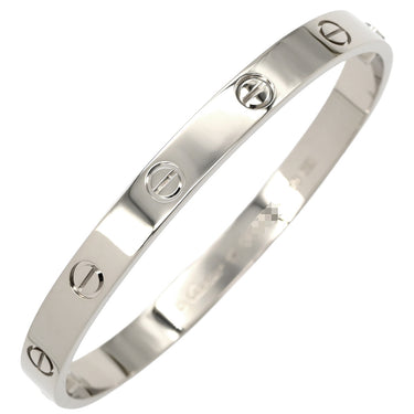 カルティエ Cartier LOVE ラブブレス ホワイトゴールド K18WG #17 ブレスレット ホワイトゴールド WG Au750 18K 18金 新型 現行モデル