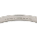 カルティエ Cartier LOVE ラブブレス ホワイトゴールド K18WG #17 ブレスレット ホワイトゴールド WG Au750 18K 18金 新型 現行モデル