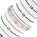 カルティエ Cartier LOVE ラブブレス ホワイトゴールド K18WG #17 ブレスレット ホワイトゴールド WG Au750 18K 18金 新型 現行モデル