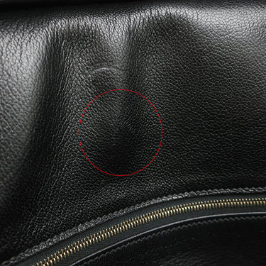 エルメス HERMES バーキン35 ブラック アルデンヌ ハンドバッグ ゴールド金具 黒