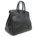 エルメス HERMES バーキン35 ブラック アルデンヌ ハンドバッグ ゴールド金具 黒