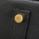 エルメス HERMES バーキン35 ブラック アルデンヌ ハンドバッグ ゴールド金具 黒