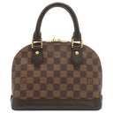 ルイヴィトン LOUIS VUITTON アルマBB N41221 ダミエエベヌ ダミエキャンバス 2WAYバッグ ゴールド金具 茶 ショルダーバッグ ハンドバッグ