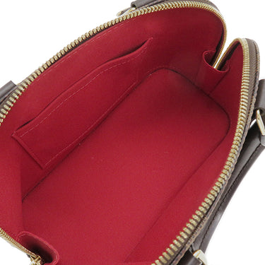 ルイヴィトン LOUIS VUITTON アルマBB N41221 ダミエエベヌ ダミエキャンバス 2WAYバッグ ゴールド金具 茶 ショルダーバッグ ハンドバッグ