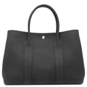 エルメス HERMES ガーデンパーティー PM ブラック ネゴンダ トートバッグ シルバー金具 黒