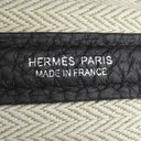 エルメス HERMES ガーデンパーティー PM ブラック ネゴンダ トートバッグ シルバー金具 黒