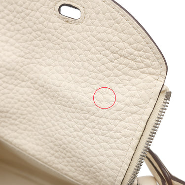 エルメス HERMES リンディ ミニ 20 ナタ トリヨンクレマンス ショルダーバッグ シルバー金具 新品 未使用 アイボリー