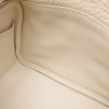 エルメス HERMES リンディ ミニ 20 ナタ トリヨンクレマンス ショルダーバッグ シルバー金具 新品 未使用 アイボリー