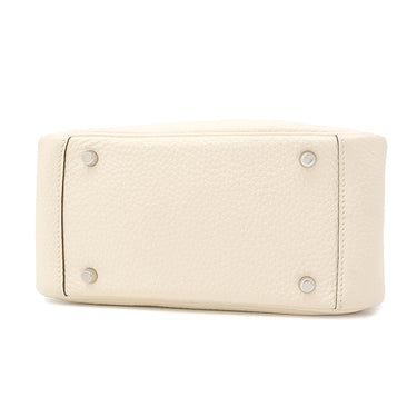 エルメス HERMES リンディ ミニ 20 ナタ トリヨンクレマンス ショルダーバッグ シルバー金具 新品 未使用 アイボリー