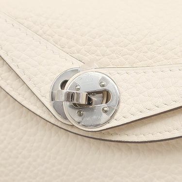 エルメス HERMES リンディ ミニ 20 ナタ トリヨンクレマンス ショルダーバッグ シルバー金具 新品 未使用 アイボリー