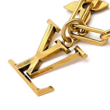 ルイヴィトン LOUIS VUITTON コリエ LVフラワー ネックレス MP2890 ゴールド GP ネックレス LVイニシャル フラワーモチーフ