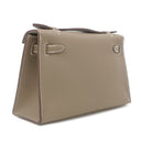 エルメス HERMES ポシェットケリー ミニ エトゥープ ヴォースイフト ハンドバッグ シルバー金具 新品 未使用 グレージュ ミニバッグ