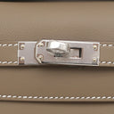 エルメス HERMES ポシェットケリー ミニ エトゥープ ヴォースイフト ハンドバッグ シルバー金具 新品 未使用 グレージュ ミニバッグ