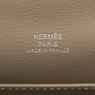 エルメス HERMES ポシェットケリー ミニ エトゥープ ヴォースイフト ハンドバッグ シルバー金具 新品 未使用 グレージュ ミニバッグ