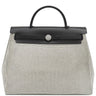 エルメス HERMES エールバッグジップPM 31 ルトゥルネ ブラック キャンバス レザー トワルキャドリーユ ヴァッシュハンター 2WAYバッグ キャンバス