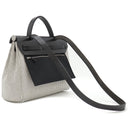 エルメス HERMES エールバッグジップPM 31 ルトゥルネ ブラック キャンバス レザー トワルキャドリーユ ヴァッシュハンター 2WAYバッグ キャンバス