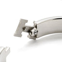 エルメス HERMES クリックH PM ライトブルー×シルバー メタル エナメル ブレスレット 水色 Hブレス