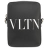 ヴァレンティノ VALENTINO VLTN ロゴ 1Y2B0943WJW ブラック×ホワイト レザー ショルダーバッグ シルバー金具 黒 白 ミニバッグ クロスボディ 斜め掛け