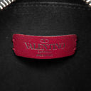 ヴァレンティノ VALENTINO VLTN ロゴ 1Y2B0943WJW ブラック×ホワイト レザー ショルダーバッグ シルバー金具 黒 白 ミニバッグ クロスボディ 斜め掛け