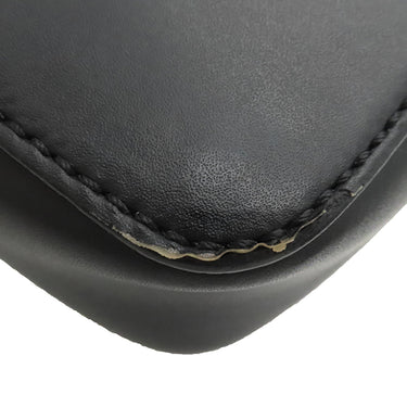 ヴァレンティノ VALENTINO VLTN ロゴ 1Y2B0943WJW ブラック×ホワイト レザー ショルダーバッグ シルバー金具 黒 白 ミニバッグ クロスボディ 斜め掛け