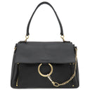 クロエ Chloe フェイ デイバッグ ブラック レザー 2WAYバッグ ゴールド金具 ショルダーバッグ 黒