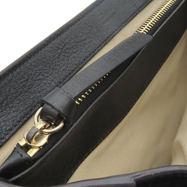 クロエ Chloe フェイ デイバッグ ブラック レザー 2WAYバッグ ゴールド金具 ショルダーバッグ 黒