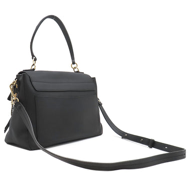 クロエ Chloe フェイ デイバッグ ブラック レザー 2WAYバッグ ゴールド金具 ショルダーバッグ 黒