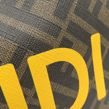 フェンディ FENDI ズッカ キャム ショルダーバッグ 7M0286 ブラウン レザー PVC ショルダーバッグ シルバー金具 茶 斜め掛け クロスボディ