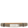 エルメス HERMES ケリー 18 エトゥープ ヴォーエプソン GP ベルト シルバー金具 新品 未使用 グレージュ ターンロック金具 スライド調節