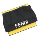 フェンディ FENDI シルヴィア × バゲット チャーム イエロー×ブラック カーフ バッグチャーム シルバー金具 黒 黄色 タロアウト コラボ