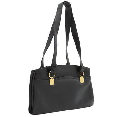 グッチ GUCCI GGマーモント アリー 550130 ブラック レザー ショルダーバッグ ゴールド金具 黒 トートバッグ 肩掛け