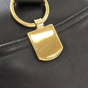 グッチ GUCCI GGマーモント アリー 550130 ブラック レザー ショルダーバッグ ゴールド金具 黒 トートバッグ 肩掛け