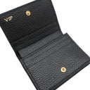 グッチ GUCCI ダブルG バイカラー カードケース ウォレット 658610 ベージュ×ブラック レザー GGスプリームキャンバス 二つ折り財布 ゴールド金具 黒 文字刻印あり