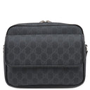 グッチ GUCCI スモール クロスボディバッグ 795479 ブラック GGスプリームキャンバス ショルダーバッグ シルバー金具 黒 ウェブストライプ 斜め掛け