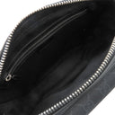 グッチ GUCCI スモール クロスボディバッグ 795479 ブラック GGスプリームキャンバス ショルダーバッグ シルバー金具 黒 ウェブストライプ 斜め掛け