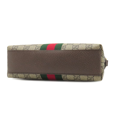グッチ GUCCI オフィディア スモール ショルダーバッグ 499621 ベージュ×エボニー GGスプリームキャンバス レザー ショルダーバッグ ゴールド金具 茶 緑 赤 シェリーライン GG