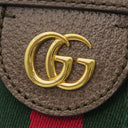グッチ GUCCI オフィディア スモール ショルダーバッグ 499621 ベージュ×エボニー GGスプリームキャンバス レザー ショルダーバッグ ゴールド金具 茶 緑 赤 シェリーライン GG