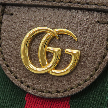 グッチ GUCCI オフィディア スモール ショルダーバッグ 499621 ベージュ×エボニー GGスプリームキャンバス レザー ショルダーバッグ ゴールド金具 茶 緑 赤 シェリーライン GG
