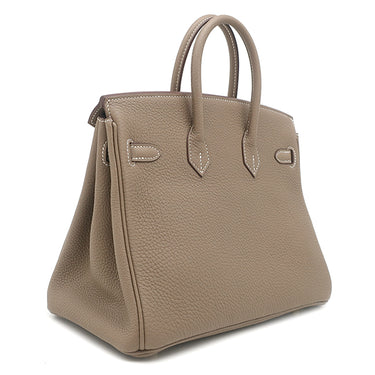 エルメス HERMES バーキン25 エトゥープ トゴ ハンドバッグ ゴールド金具 グレージュ