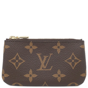 ルイヴィトン LOUIS VUITTON ポシェット クレ M62650 モノグラム モノグラムキャンバス コインケース ゴールド金具 茶 キーチェーン付き