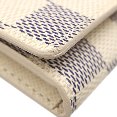 ルイヴィトン LOUIS VUITTON アンヴェロップ カルト ドゥ ヴィジット N61746 ダミエアズール ダミエアズールキャンバス カードケース 白 グレー カード入れ 名刺入れ