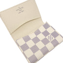 ルイヴィトン LOUIS VUITTON アンヴェロップ カルト ドゥ ヴィジット N61746 ダミエアズール ダミエアズールキャンバス カードケース 白 グレー カード入れ 名刺入れ