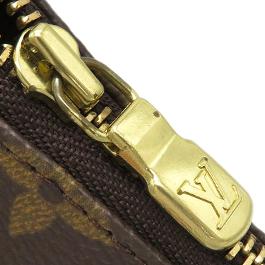 ルイヴィトン LOUIS VUITTON ポシェット アクセソワール M40712 モノグラム モノグラムキャンバス アクセサリーポーチ ゴールド金具 茶 ハンドバッグ