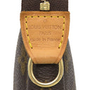 ルイヴィトン LOUIS VUITTON ポシェット アクセソワール M40712 モノグラム モノグラムキャンバス アクセサリーポーチ ゴールド金具 茶 ハンドバッグ